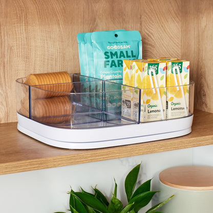 MagicTrack Rectangle Turntable, Lazy Susan Max Cabinet Organizer