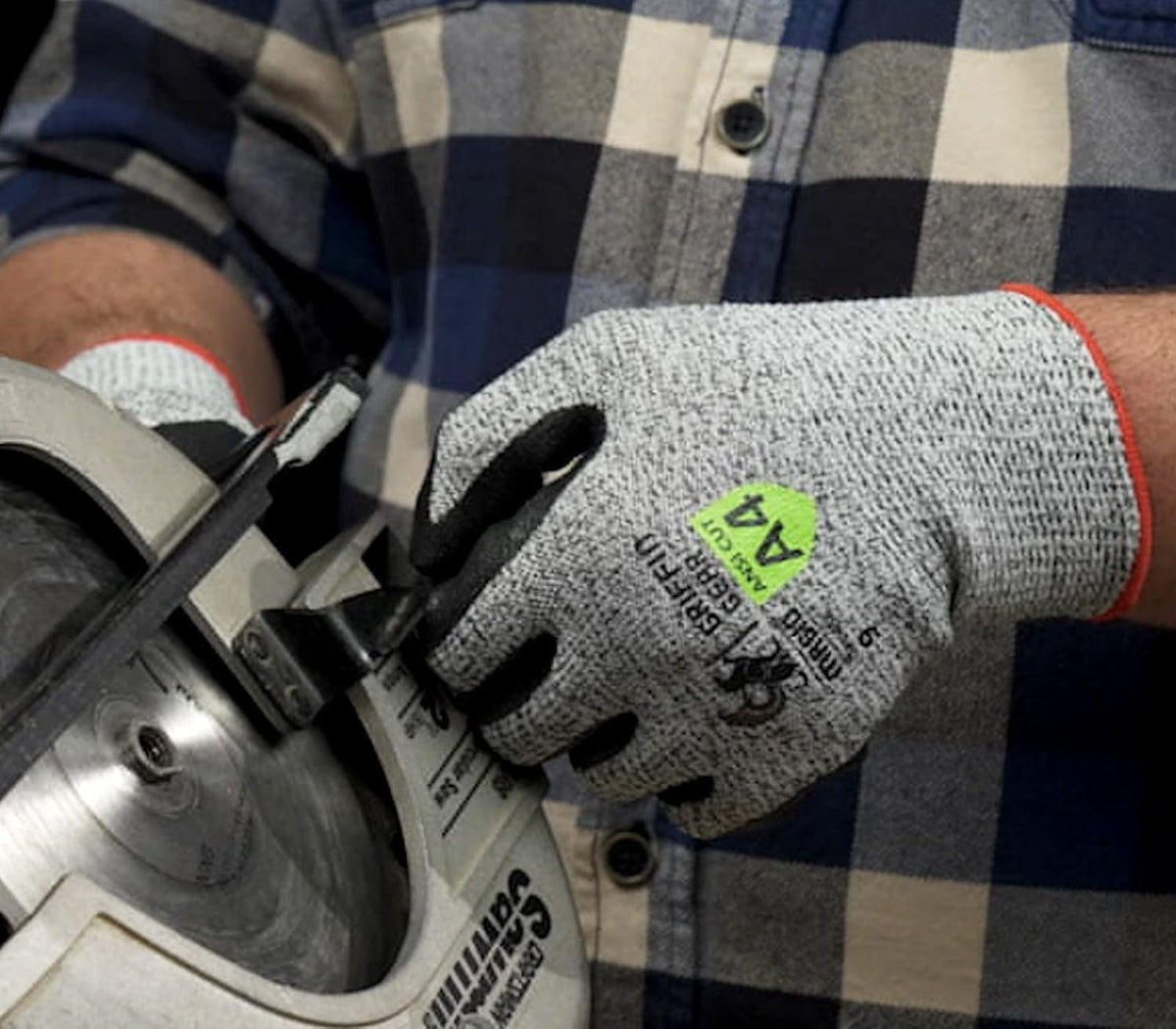 MAGID Griffin Gear ANSI A4 Sandy Nitrile Coated Work Gloves