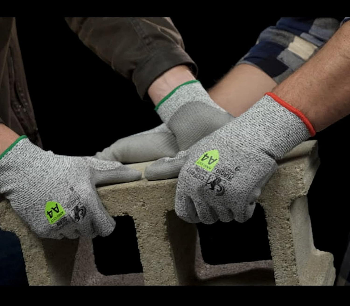 MAGID Griffin Gear ANSI A4 Sandy Nitrile Coated Work Gloves
