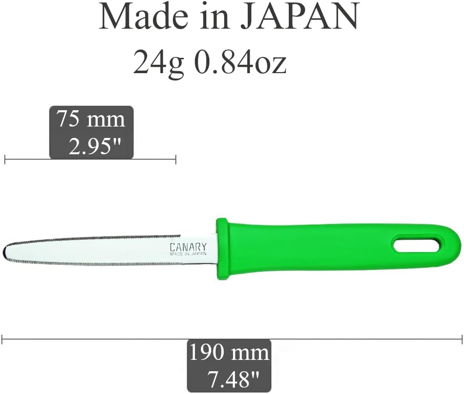 Cardboard Cutter with Blade Cover - 7.5" Box Cutter Utility Knife for Breaking Down Boxes & Opening Packages - Made in Japan, Orange