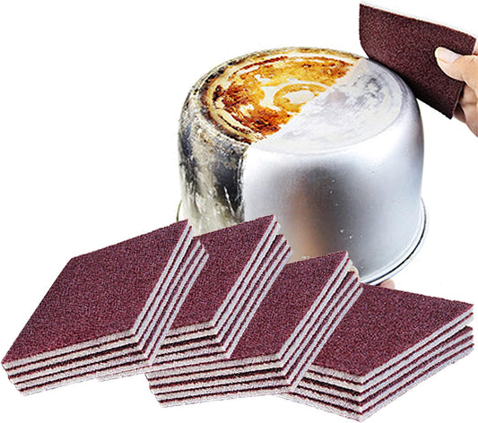 20pcs Nano Carborundum Sponge, Emery Sponge Brush Clean Eraser Scrub, Kitchen Magic Cleaning Sponge for Removing Rust Cleaning Pots and Pans, Household Cleaning Tool