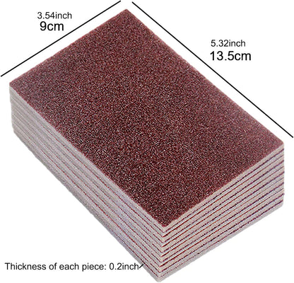20pcs Nano Carborundum Sponge, Emery Sponge Brush Clean Eraser Scrub, Kitchen Magic Cleaning Sponge for Removing Rust Cleaning Pots and Pans, Household Cleaning Tool
