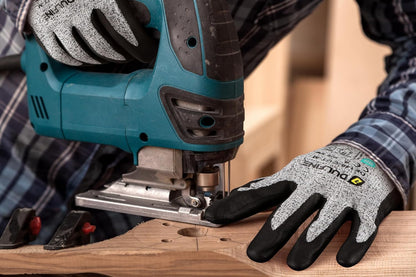 A3/A4/A9 Cut Resistant 2/3/6/12 Pairs Work Gloves for Men & Women | Touchscreen, Foam Nitrile Coated, Ideal for Glass Cutting, Wood Carving