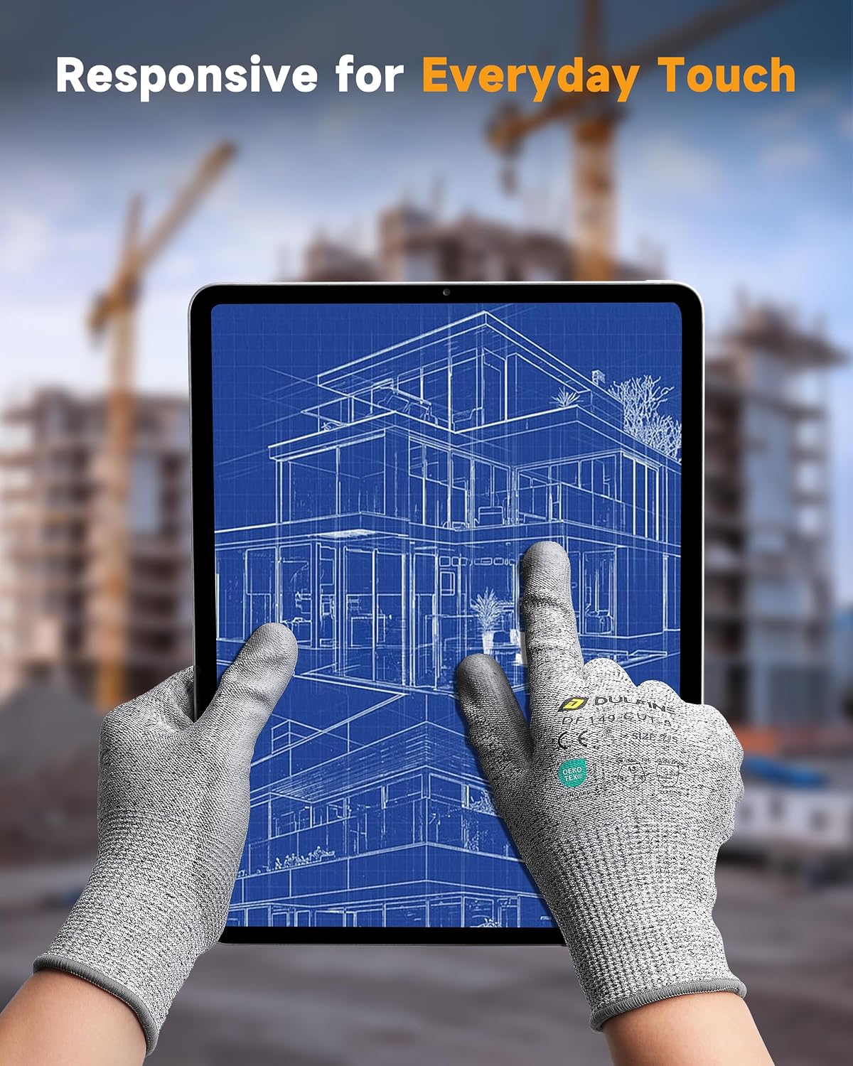 A3/A4/A9 Cut Resistant 2/3/6/12 Pairs Work Gloves for Men & Women | Touchscreen, Foam Nitrile Coated, Ideal for Glass Cutting, Wood Carving