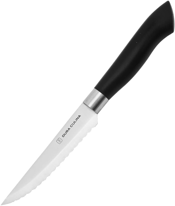2 Piece Santoku Knife Set 7 Inch and 5 Inch Santoku Knives - Professional Grade Sharp High Carbon Stainless Blades for Effortless Slicing, Cutting and Chopping With Matching Blade Guards