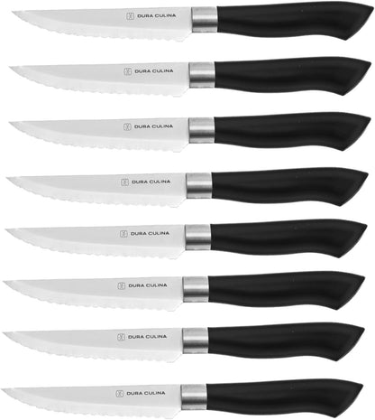 2 Piece Santoku Knife Set 7 Inch and 5 Inch Santoku Knives - Professional Grade Sharp High Carbon Stainless Blades for Effortless Slicing, Cutting and Chopping With Matching Blade Guards