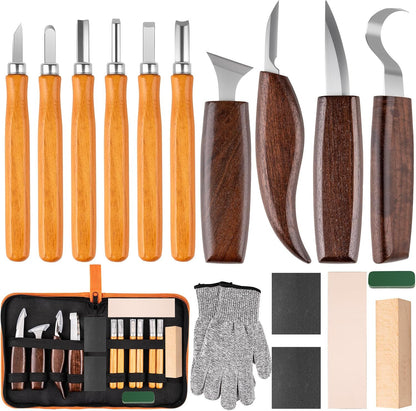 26 in 1 Wood Carving Tools Kit for Beginners