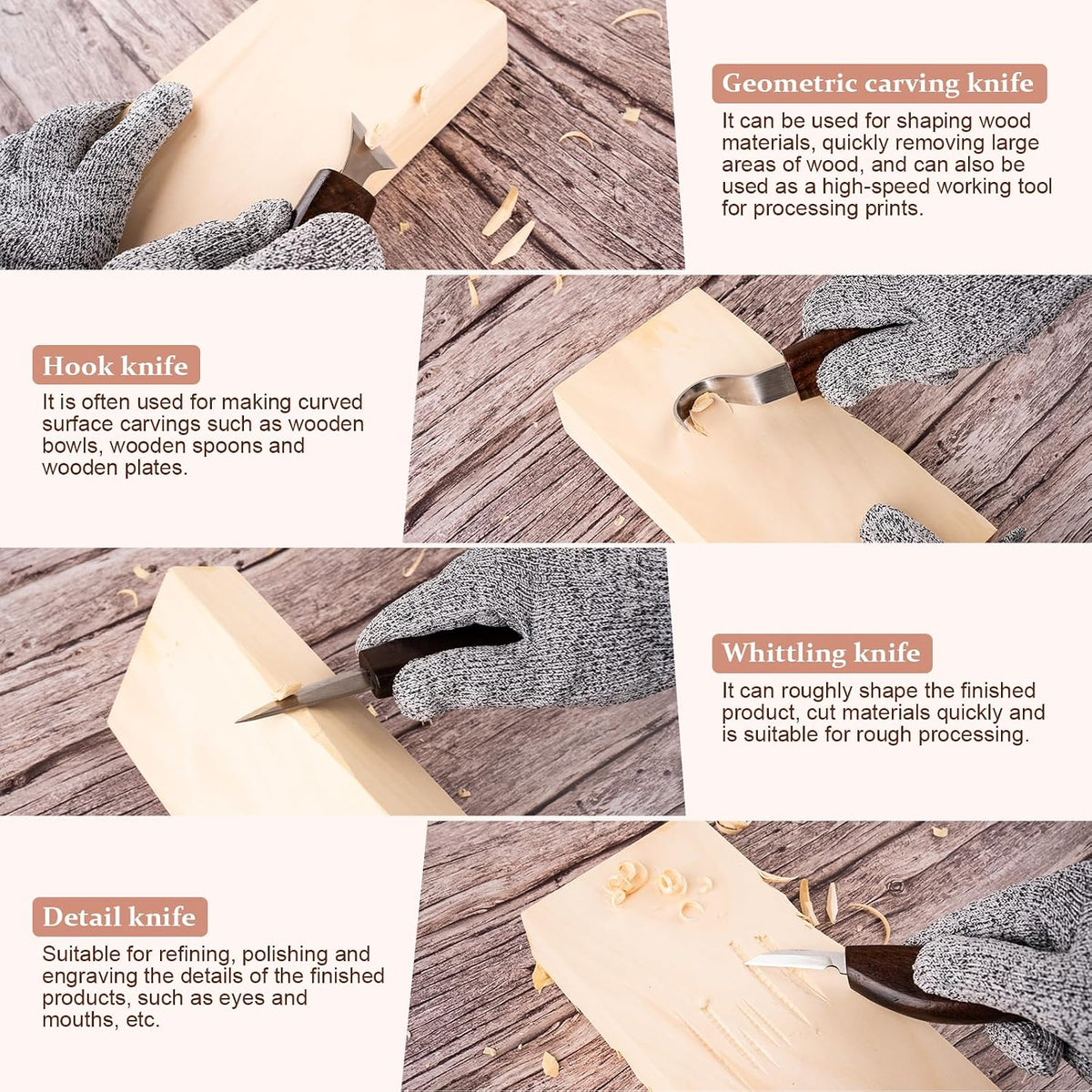 26 in 1 Wood Carving Tools Kit for Beginners