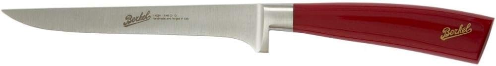 Elegance Boning Knife, 6in Stainless Steel, Red, Italy