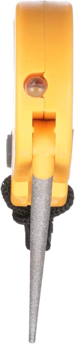 Smith’s 50364 Pocket Pal X2 Sharpener & Outdoors Tool – Yellow – Coarse and Fine – LED Light – Fire Starter – Signal Whistle - Compass