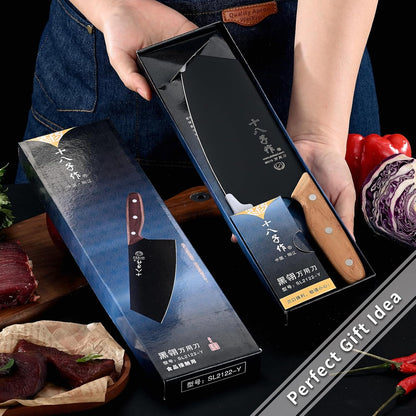Heavy Duty Stainless Steel Bone Cleaver Knife for Home Chopping Bones