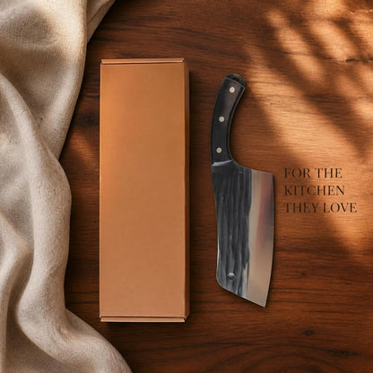 Heavy Duty Stainless Steel Bone Cleaver Knife for Home Chopping Bones