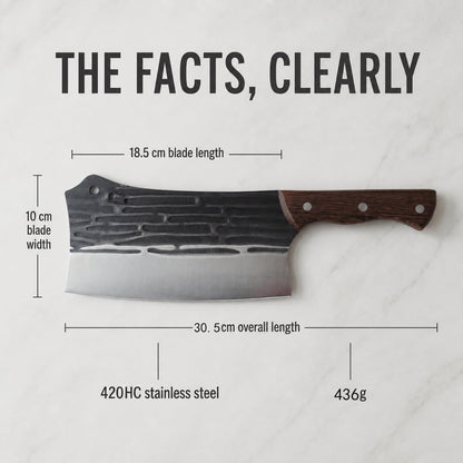 Heavy Duty Stainless Steel Bone Cleaver Knife for Home Chopping Bones