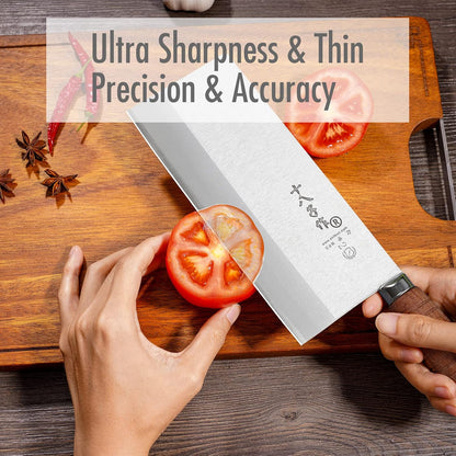 Heavy Duty Stainless Steel Bone Cleaver Knife for Home Chopping Bones