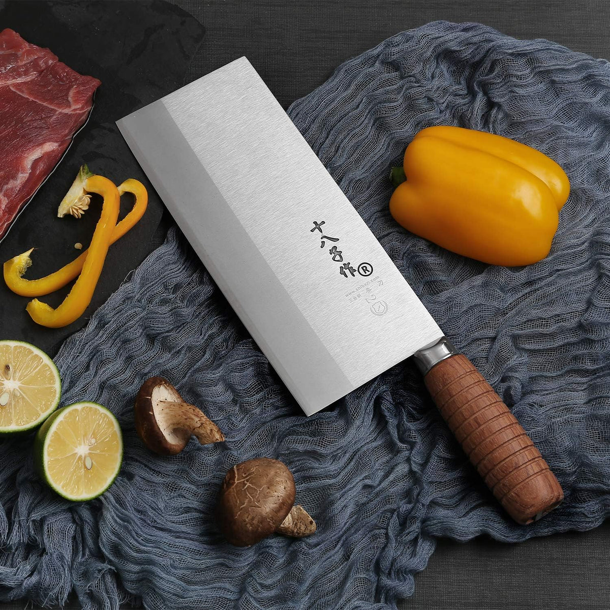 Heavy Duty Stainless Steel Bone Cleaver Knife for Home Chopping Bones
