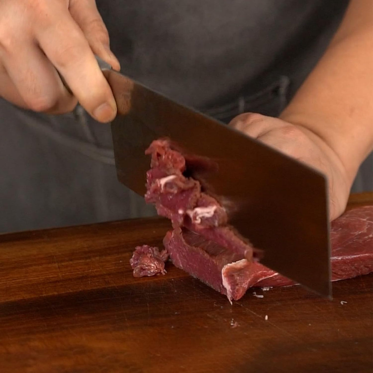 Heavy Duty Stainless Steel Bone Cleaver Knife for Home Chopping Bones