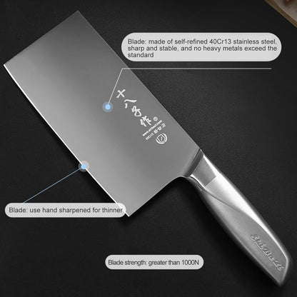 Heavy Duty Stainless Steel Bone Cleaver Knife for Home Chopping Bones