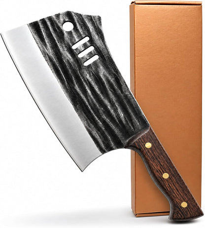 Heavy Duty Stainless Steel Bone Cleaver Knife for Home Chopping Bones