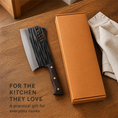 Heavy Duty Stainless Steel Bone Cleaver Knife for Home Chopping Bones