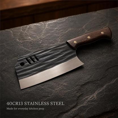 Heavy Duty Stainless Steel Bone Cleaver Knife for Home Chopping Bones