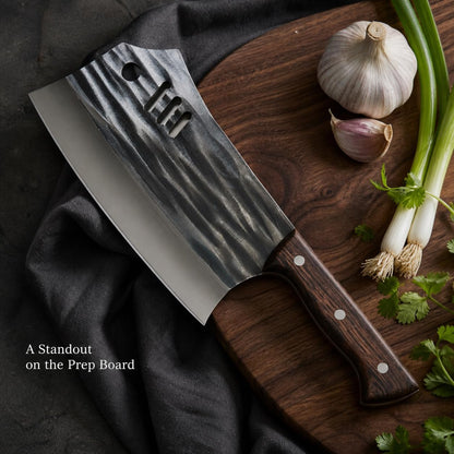 Heavy Duty Stainless Steel Bone Cleaver Knife for Home Chopping Bones