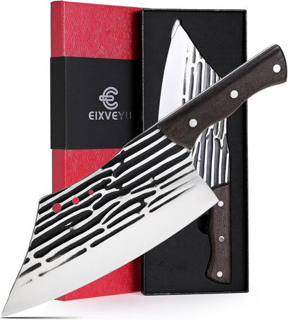 Heavy Duty Stainless Steel Bone Cleaver Knife for Home Chopping Bones