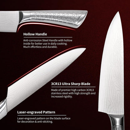 Heavy Duty Stainless Steel Bone Cleaver Knife for Home Chopping Bones