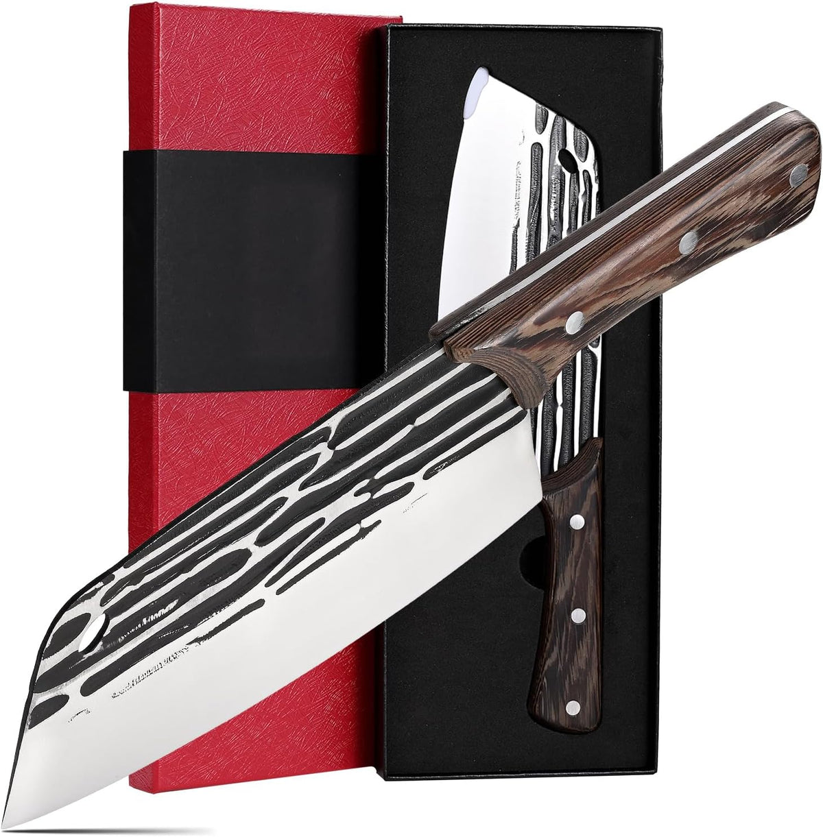 Heavy Duty Stainless Steel Bone Cleaver Knife for Home Chopping Bones