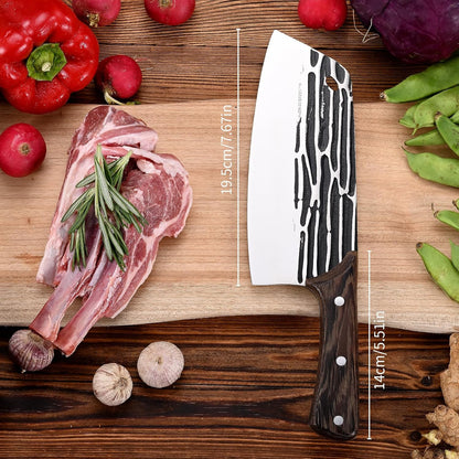 Heavy Duty Stainless Steel Bone Cleaver Knife for Home Chopping Bones
