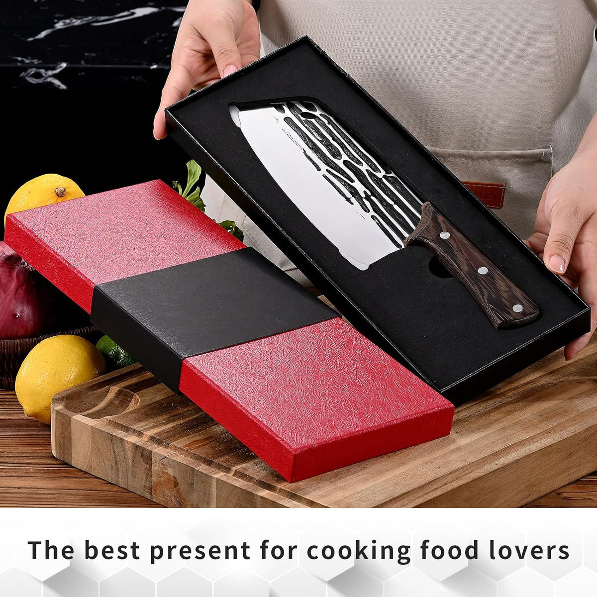 Heavy Duty Stainless Steel Bone Cleaver Knife for Home Chopping Bones