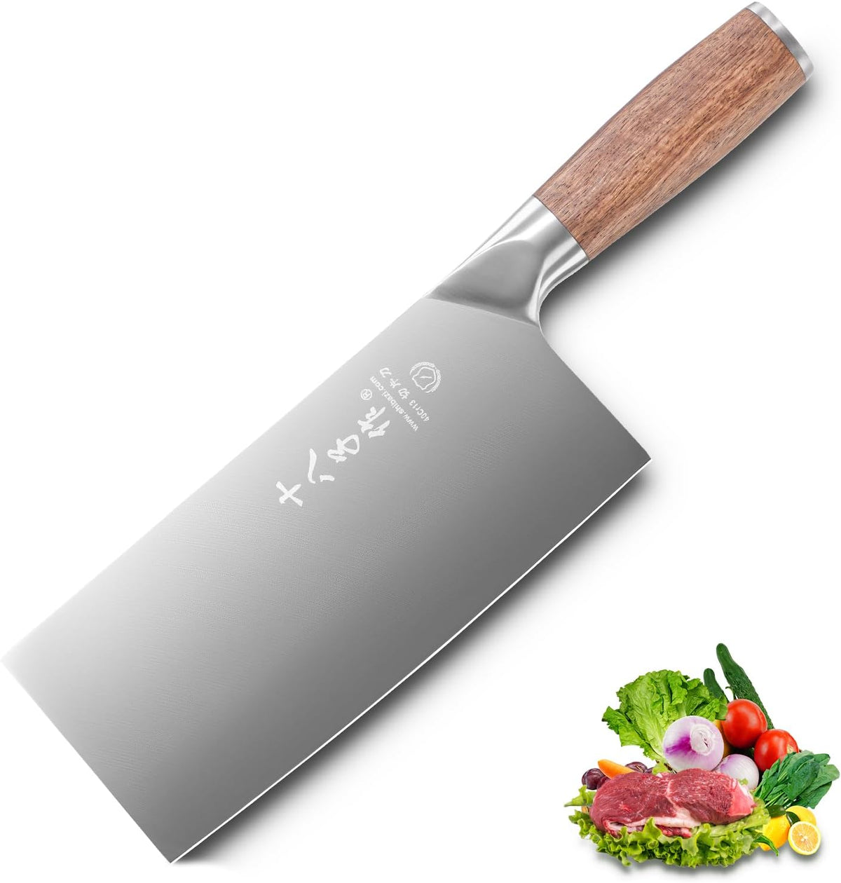 Heavy Duty Stainless Steel Bone Cleaver Knife for Home Chopping Bones