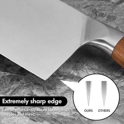 Heavy Duty Stainless Steel Bone Cleaver Knife for Home Chopping Bones