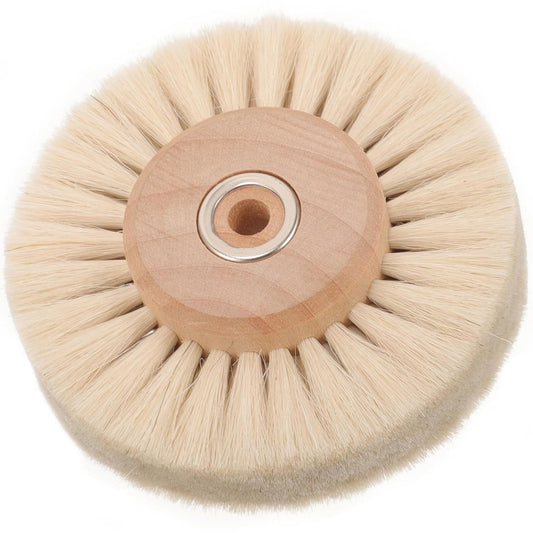 Brush Wheel Core Reusable Polishing and Cleaning Brush for Drill Attachments for Crevices and Rust Removal Multi-Row Bristle Design