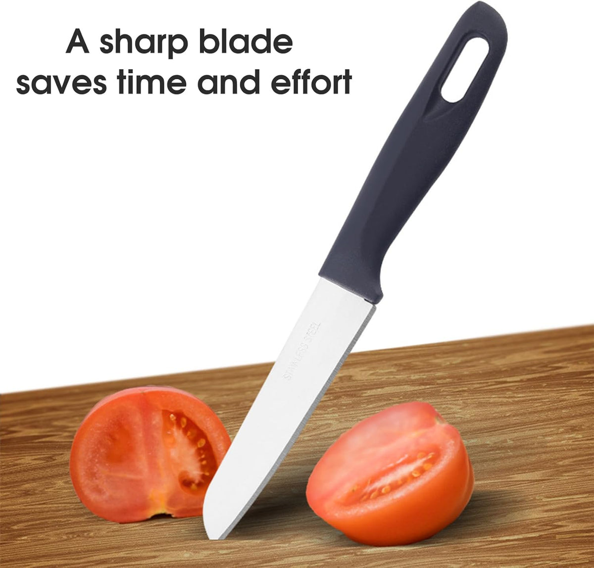 10 Set knife Kitchen Small Paring Knives Ultra Sharp Vegetable and Fruit Knife with Sheath Cover, Rust Proof Stain Resistant Steel, include 10PCS Peeling Knives and 10PCS Knife, Sheath Dishwasher Safe