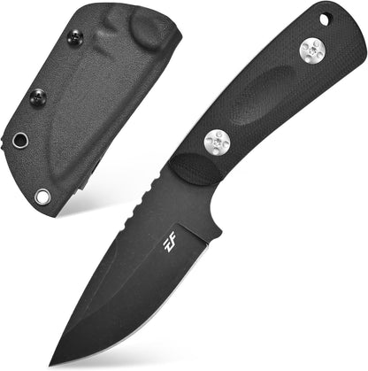 EF121 EDC Fixed Blade Knife D2 Blade Steel G10 Handle with Kydex Sheaths for Outdoor Activities Camping