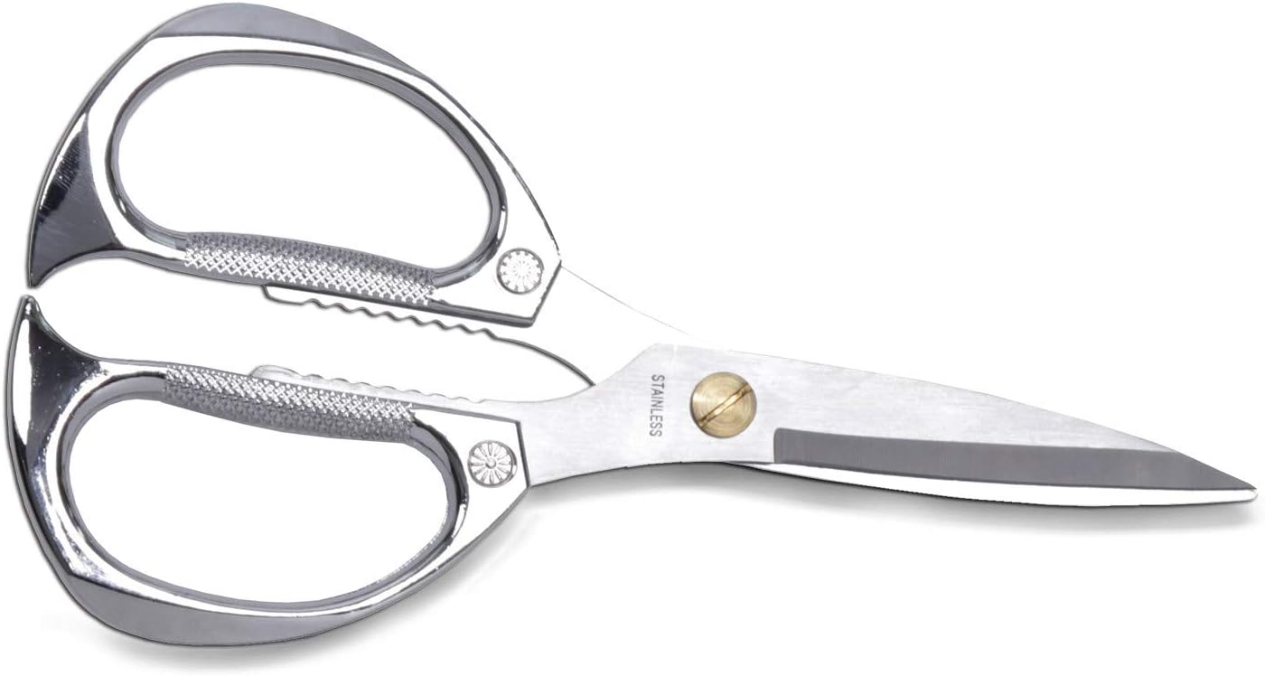 Kitchen Scissors,All Purpose Heavy Duty Kitchen Shears 7.5 Inch | Ultra Sharp Stainless Steel for Cutting Meat Vegetables Herbs BBQ, Office Fabric Craft Use