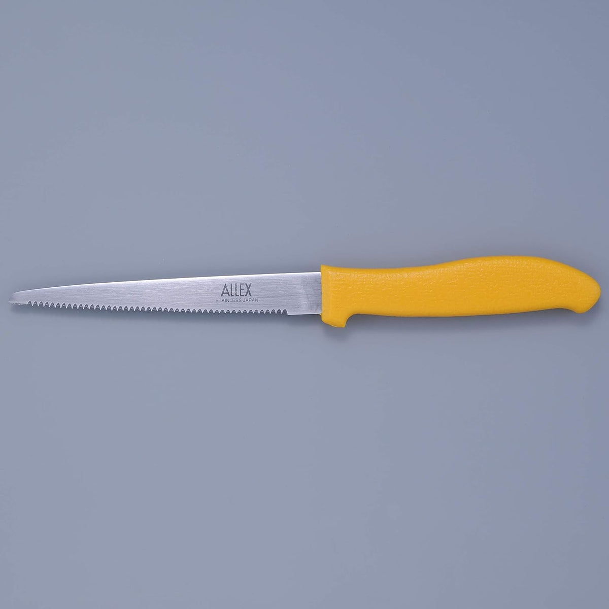Cardboard Cutter Tool Heavy Duty 5" – Japanese Stainless Steel Blade – Serrated Utility Knife for Cardboard, Styrofoam, Foam, Insulation – Made in Japan – Yellow