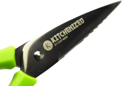 Heavy Duty Kitchen Shears and Multi Purpose Kitchen Scissors, Utility Scissors for Chicken, Poultry, Fish, Meat, Vegetables, Herbs, and BBQ’s