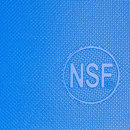 Extra Large 24 x 18 Blue Cutting Board - 1/2" Thick HDPE Plastic for Fish and Seafood, Restaurant Quality Poly, NSF for Commercial Kitchens