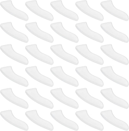 100Pcs Knife Tip Protector Cover, 0.46" x 1.05" Plastic Blade Tip Guards for Kitchen Knife Tip Protection Sleeves, White