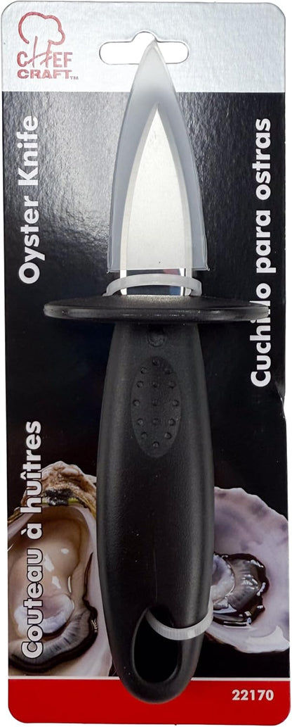 Stainless Steel Oyster Knife Plastic Handle