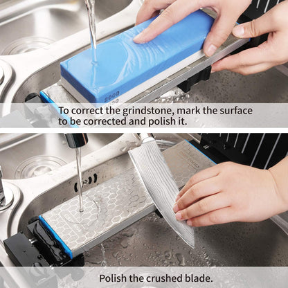 Double-Sided Diamond Sharpening Stone | Delux Diamond Whetstone | Professional Bench Stone | Knife Chisel Honing Stone| 10 Inch | (150/400#) | Durable Quality and Exquisite Design