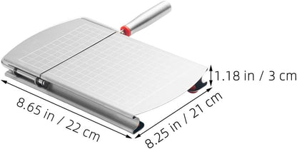Multipurpose Cheese Slicer Cutter Board Cheese Slicers for Block Hand Slicer for Sausage Ham Fruit Vegetable Guillotine Style Kitchen Tool 8.66X8.26X1.18In