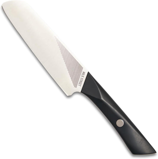 Milk Street Kitchin-tan Utility Knife, 5.5-Inch Japanese-Style Kitchen Knife – Razor-Sharp, Stay-Sharp Edge for Tomatoes, Bread & Veggies – Compact, Versatile, Comfortable Grip