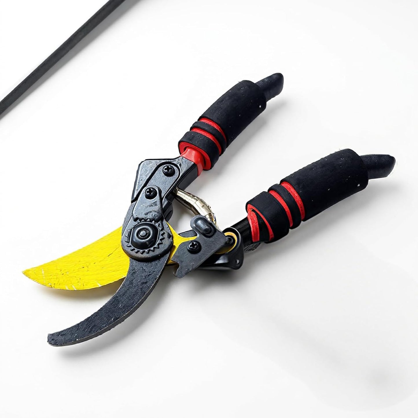 Premium Germany - Steel Pruning Shears, Work 3 Times Easier, Pruners Heady Duty, Sharp Garden Clippers Cuting Florist Flower, Hedge, Herb, Rose, Indoor Live Plants, Arthritis Weak Hand Snips