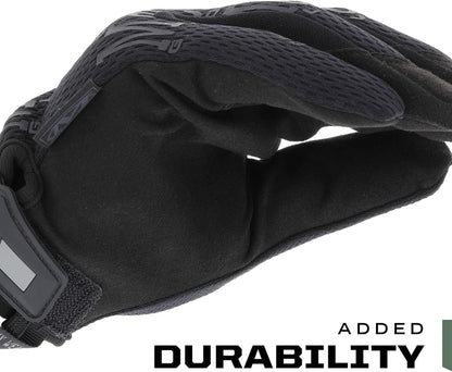 Original Tactical Glove - High Performance Anti-Slip Grip Safety Gloves - Impact Resistant & Touchscreen Capable - Medium - Covert Black