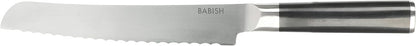 8-Inch Bread Knife – High-Carbon 1.4116 German Steel Kitchen Knife – Professional Serrated Cutlery for Slicing Bread and Baked Goods