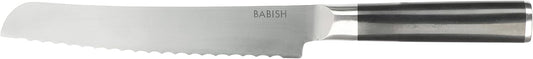 8-Inch Bread Knife – High-Carbon 1.4116 German Steel Kitchen Knife – Professional Serrated Cutlery for Slicing Bread and Baked Goods