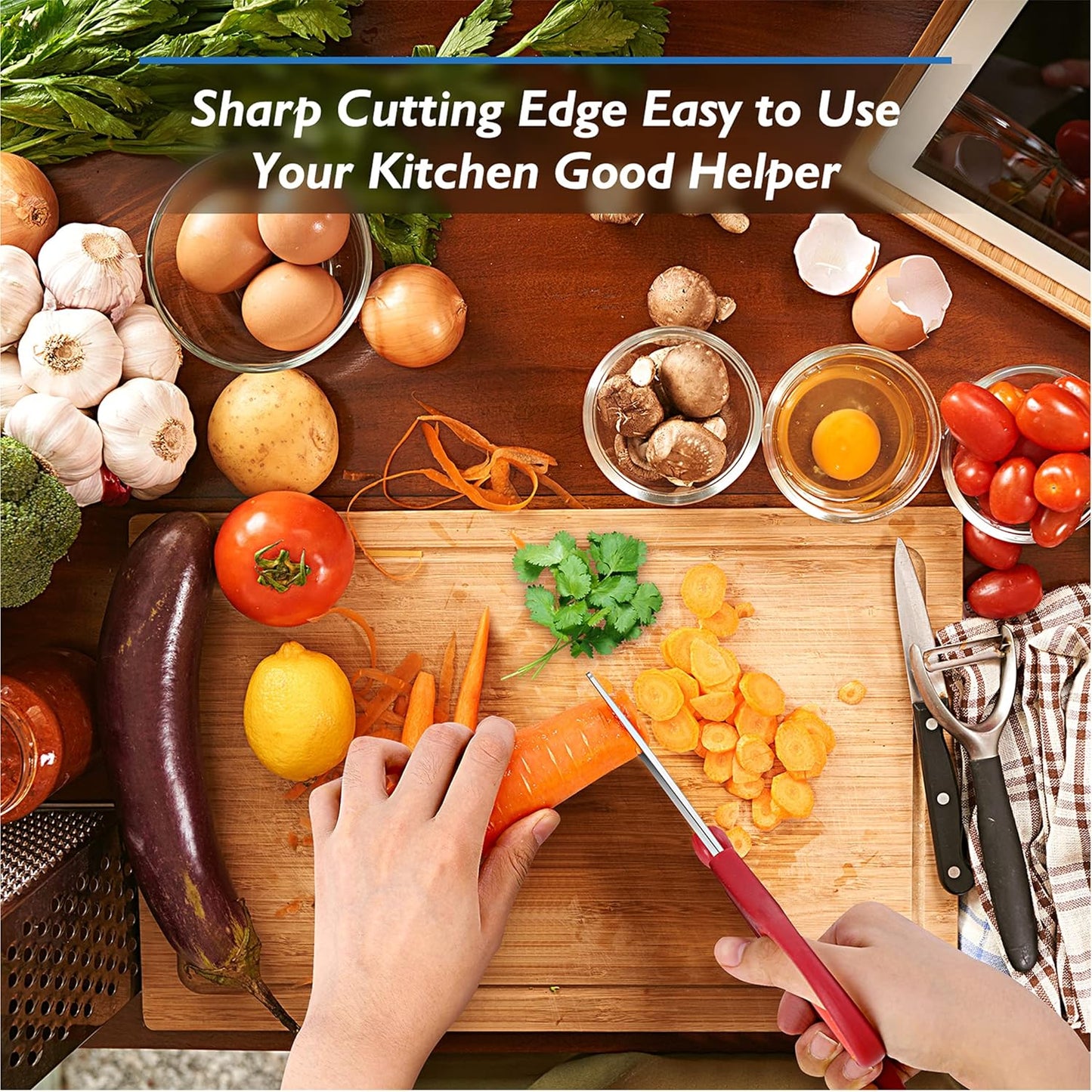 Pink Kitchen Shears, 8.5" Heavy Duty All Purpose Stainless Steel Scissors | Dishwasher Safe Kitchen Scissors With Soft Comfort-Grip Handle, Food & Meat Scissors, Home, Kitchen, Everyday Use