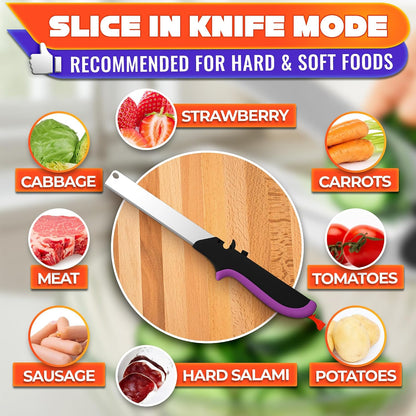 2 in 1 Kitchen Scissors for Food with Cutting Board, Safety Lock